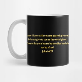 Bible Verse John 14:27 Mug